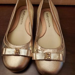 Kids Express Rose Gold Girls Flats